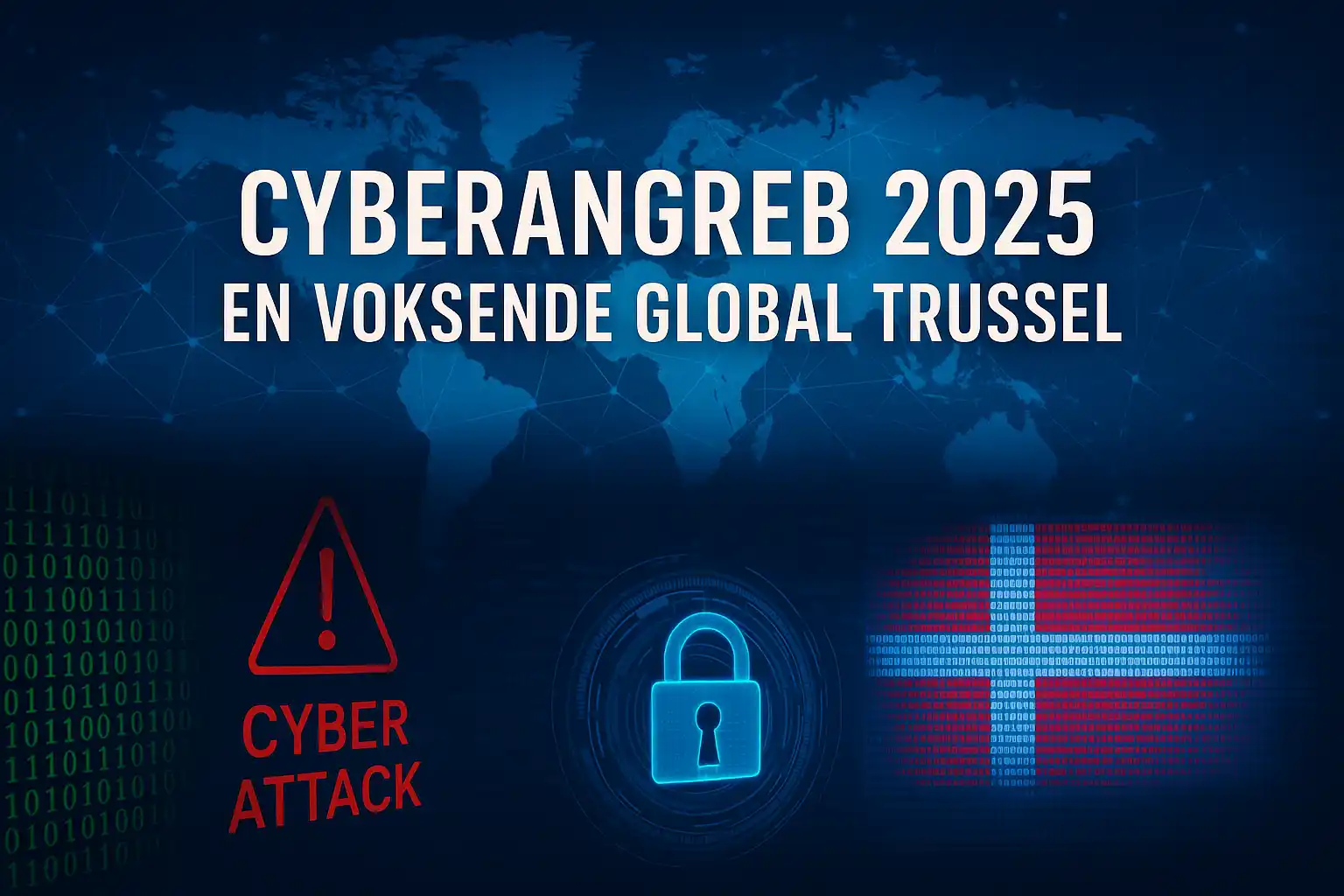 Cyberangreb 2025: En voksende global trussel